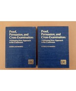 Proof Persuasion And Cross Examination Schwartz 1977 Volumes 1 &amp; 2 Law V... - $48.67 CAD