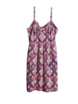 J. Crew Factory Sweetheart Neck Paisley Print Dress W/Pockets Style 8138... - $13.86