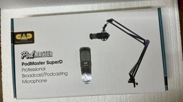 CAD PodMaster SuperD Professional Broadcast/Podcasting Microphone New - £59.35 GBP
