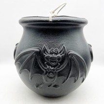 Vintage General Foam Plastic Witch CAULDRON Bat Blow Mold Candy Bucket Halloween - £16.05 GBP