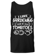 I Love Gardening, black Unisex Tanktop. Model 6400014  - £21.23 GBP