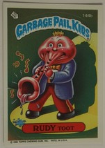 Rudy Toot Vintage Garbage Pail Kids 144B Trading Card 1986 - £1.94 GBP