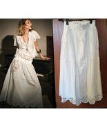 $99 ZARA EMBROIDERED LINED! LONG SKIRT ZW COLLECTION XS - $74.00