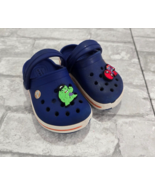 Crocs Bayaband Size 6C Navy Blue Red Toddler Boys Clog Shoes Spiderman Hulk - $17.99
