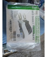 Tour Ray Bed Sheet Fasteners Set of 4 White NIB - $8.10 CAD