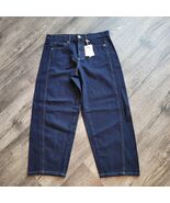 New NWT FREE ASSEMBLY - SIZE: 8 - Women&#39;s Mid Rise Barrel Ankle Denim Jeans - $361.54 MXN