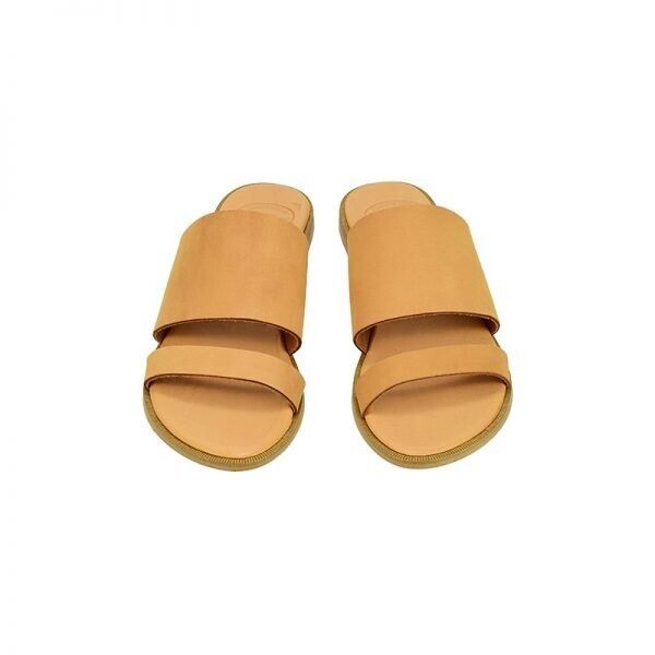 Leather soft leather insole sandals in black and brown wax Item image 4