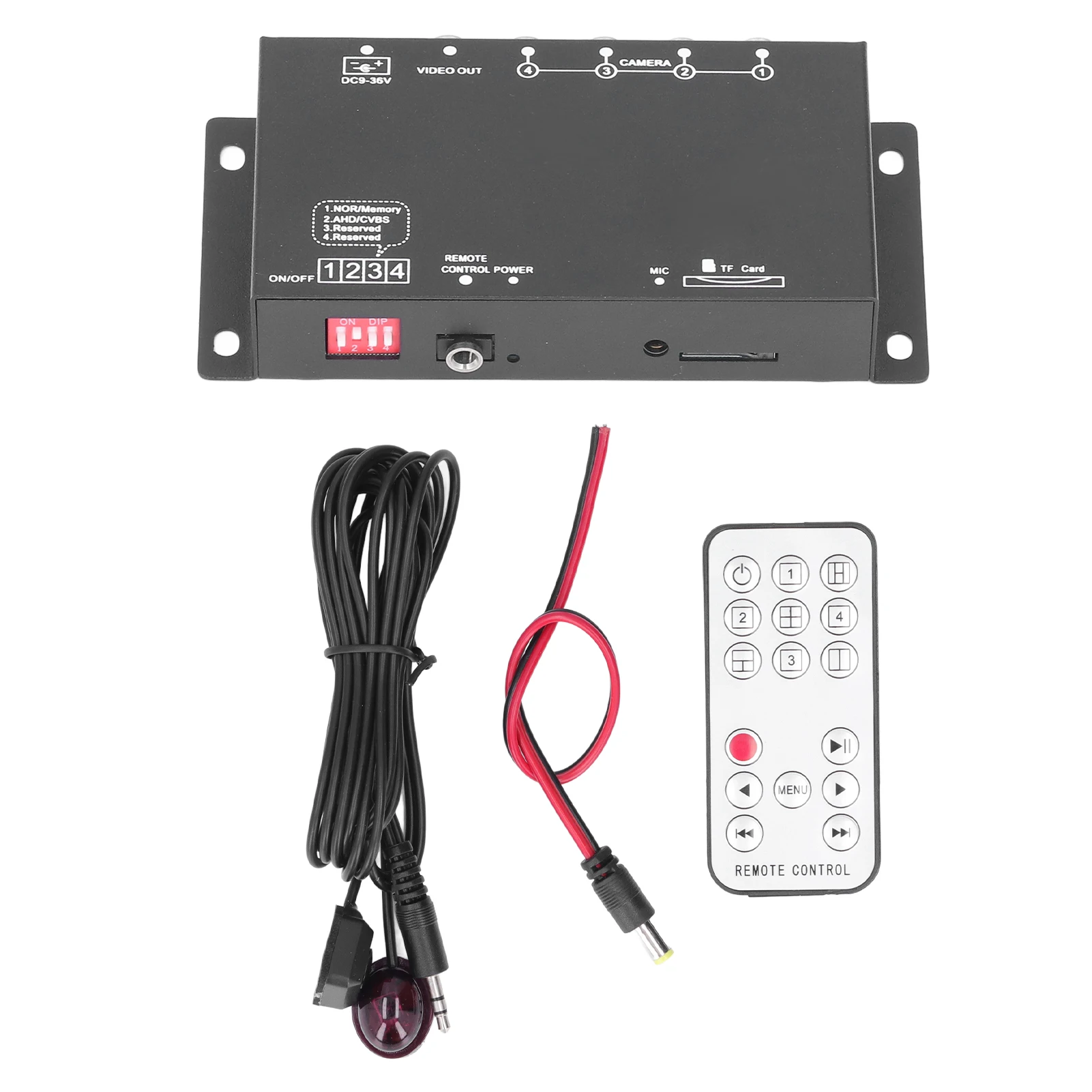 Vehicle Digital Video Recorder 4 Channel 1080P Overload H264 Mini MDVR for Boats - £51.83 GBP