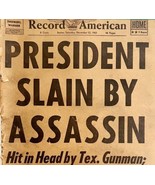 JFK Kennedy Slain Newspaper 1963 Record American Hunt For Sniper LGBin2 - £39.33 GBP