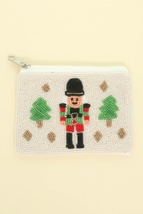  Christmas Nutcrack Beaded Coin Bag - $29.35