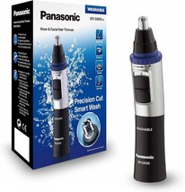 Black Panasonic Er-Gn30-K Wet/Dry Nose, Ear, And Facial Hair Trimmer Wit... - £29.76 GBP