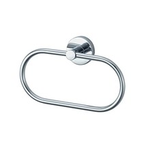 Kosmos 1121445 Stainless Steel and Zinc Alloy Haceka Towel Ring, Silver  - $52.00