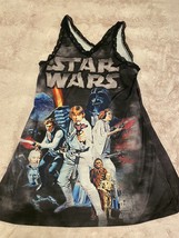 Star Wars Nightgown Pajama Shirt Nightie - Womens Small - Luke Leia Darth - £9.56 GBP