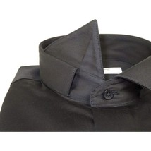 Mens CEREMONIA Tuxedo Formal Shirt 100% Cotton Turkey Slim Fit #stn 15 aty black image 11