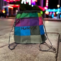 Buckle Hurley Drawstring Cinch Sack Backpack Gym Beach Bag Lightweight - £15.63 GBP
