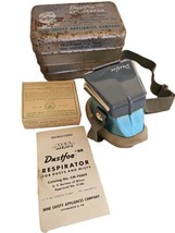 Vtg MSA Dustfoe Respirator #66 Mine Safety Appliances Co Unused Extra Filters - £15.57 GBP