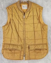 Pioneer Wear Vest Mens 44 Brown Grungy Worn Outdoor 70s Vintage Quilted ... - £26.58 GBP