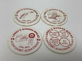 Lot 4 Larry&#39;s Banana Bread Aloha Swap Meet Hawaii Milk Cap POGLot 4 Larr... - $11.88