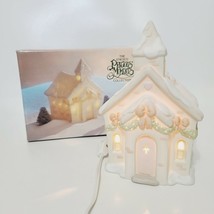 1992 Enesco Precious Moments Sugar Town Chapel Nightlight In Box - £36.50 GBP