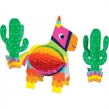 Fiesta Fun 3D Shaped Centerpiece Set 3 Pack Cinco De Mayo Decorations - $17.99