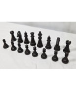Radio Shack Tandy 1650 Chess Replacement Full Set of Magnetic Black Piec... - $9.95