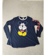 Disney Mickey Mouse Long Sleeve Shirt Jerry Leigh Size Juniors XXG 19 - $13.58