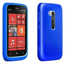 Verizon Wireless High Gloss Silicone Cover for Nokia Lumia 822, Blue - $6.86