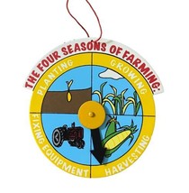 Midwest CBK Ornament Four Seasons of Farming Metal Christmas Farm nwt - £6.21 GBP