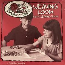Vintage Happy Folks Weaving Crochet Loom Crafting Art 902 USA Made Pyram... - $8.79