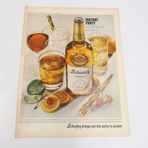 1964 Schenley Reserve Whisky Bring Out Part People Volvo Car Print Ad 10.5x13.5 - £6.39 GBP