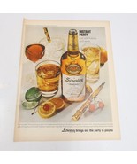 1964 Schenley Reserve Whisky Bring Out Part People Volvo Car Print Ad 10... - £6.29 GBP