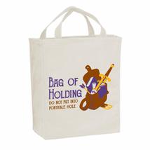 Bag of Holding - Tabletop Game RPG Nerd Geek Chic Canvas Reusable Grocer... - £18.95 GBP