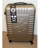 Beverly Hills Polo Club Large Impact Resistant Suitcase w/ 8 Spinner Whe... - $139.99
