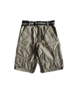 NWT US Polo Assn. Size 10 Boys Youth Brownish 100% Cotton Belted Cargo S... - $242.83 MXN