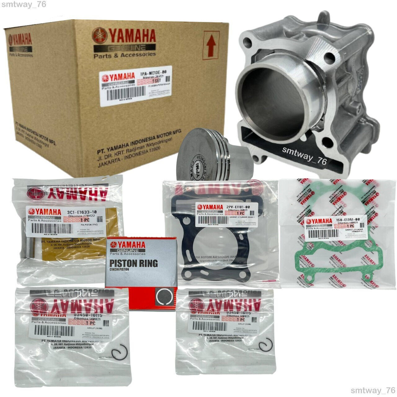 Yamaha YZF R125 WR125 TE125 4stroke Big Bore Cylinder Piston Kit 150cc