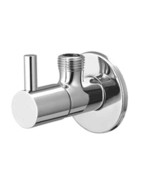 Stainless Steel Turbo Angle Valve with Wall Flange, Chrome Finish (1-Pie... - $286.08 MXN