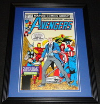 Avengers #201 Jarvis Takes Over Framed Cover Photo Poster 11x14 Official Repro - £31.28 GBP