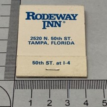 Vintage Matchbook Cover   Roadway Inn  Tampa, FL  gmg  unstruck - £9.89 GBP
