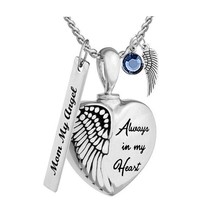 Always In My Heart 925 Sterling Ash Urn - Love Charms™ Option - £62.97 GBP