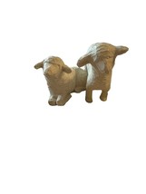 VTG 1999 Willow Tree Nativity 2 White Sheep Lambs Replacement Figurines Demdaco - £23.25 GBP