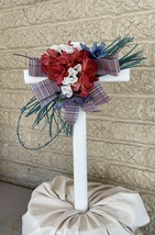 Cemetery, flowers for grave, grave decoration, cross for grave, memorial cross - £19.32 GBP