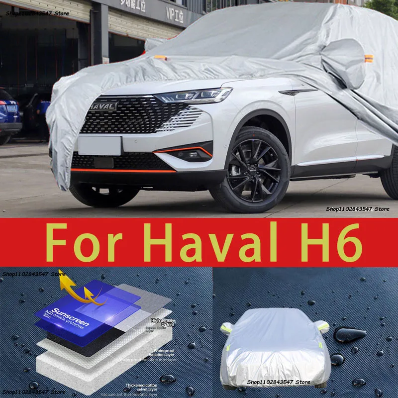 For Haval H6 Outdoor Protection Full Car Covers Snow Cover  Waterproof Dustproof - £264.43 GBP