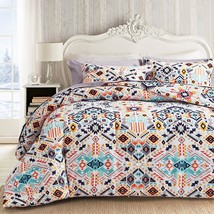 Geometric Bed In A Bag 6 Pieces Twin Size For Kids, Colorful Bohemian Aztec Styl - £59.14 GBP