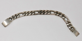 Taxco Mexico Sterling Silver 925 Figaro Link Bracelet - £359.63 GBP