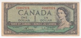 Canada, 1 Dollar, 1954, Ottawa, Bank of canada, P74, XF - $11.27