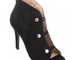 Journee Collection Women Stiletto Ankle Booties Brecklin Size US 7 Black - $32.67