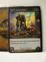 (TC-1499) 2007 World of Warcraft Trading Card #28/30: Spinal Reaper - FOIL - £3.16 GBP