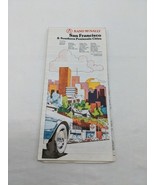 Vintage Rand McNally San Francisco And Southern Peninsula Cities Map Bro... - $20.05