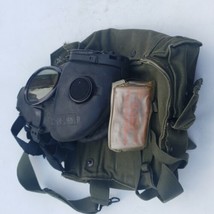 US Military Issue MSA Gas Mask Respirator Size M w/ Bag &amp; bonus mask-bad... - $158.39