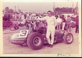 Rollie Beale #3-USAC-NON Wing Sprint Car Pits PHOTO-&#39;71 - £11.40 GBP
